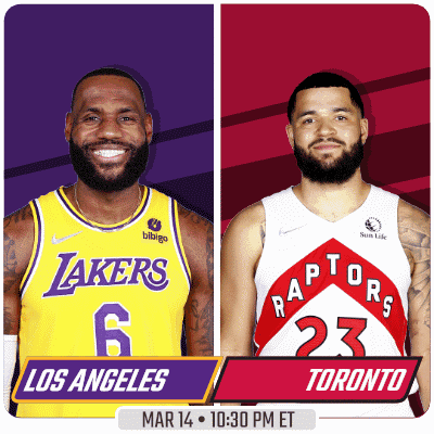 Lakers Vs Toronto Game Day GIF