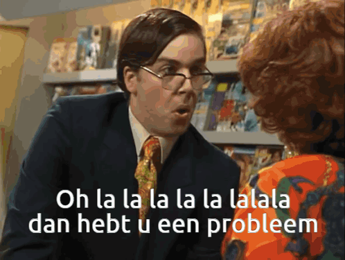 Lalala Angry Man Scold Somebody GIF