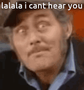 Lalala I Can't Hear You Wide Eyes Robert Shaw GIF