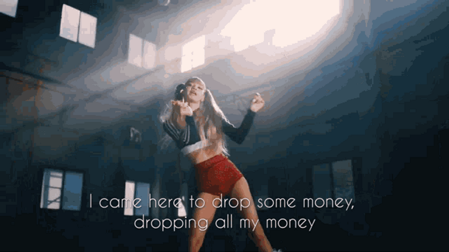 Lalisa Drop Money GIF