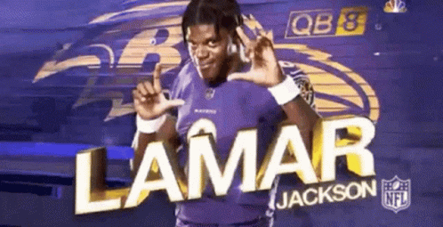 Lamar Jackson Baltimore Ravens Kickoff GIF