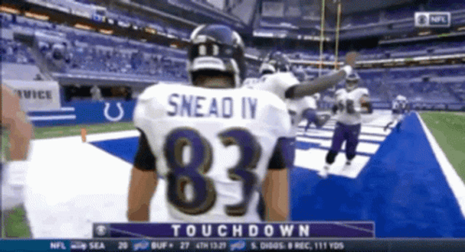 Lamar Jackson Chest Bump GIF