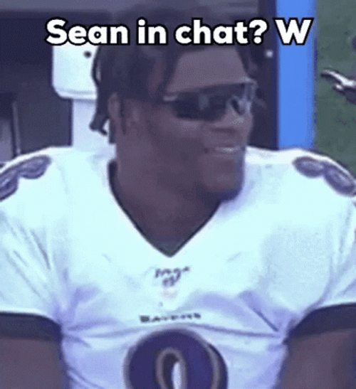 Lamar Jackson Sean In Chat GIF