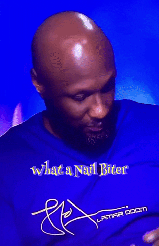 Lamar Odom Nail Biter GIF