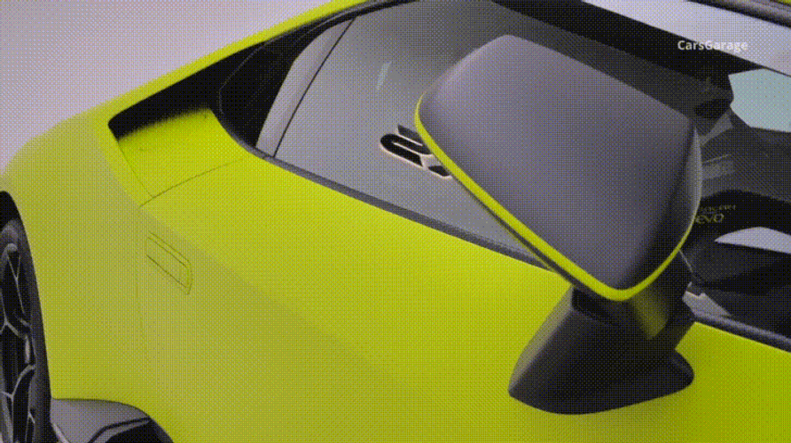 Lamborghini Neon Yellow Huracan 3d Model Overview GIF
