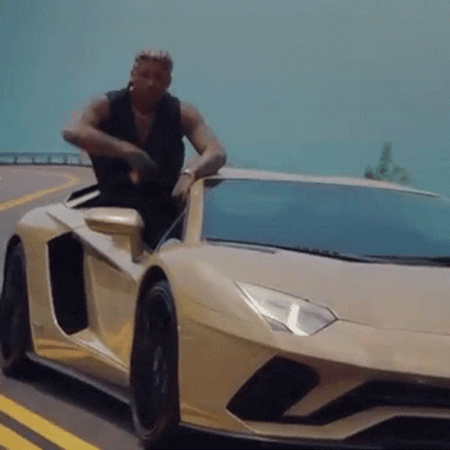Lamborghini Young Gangsta Rapping GIF