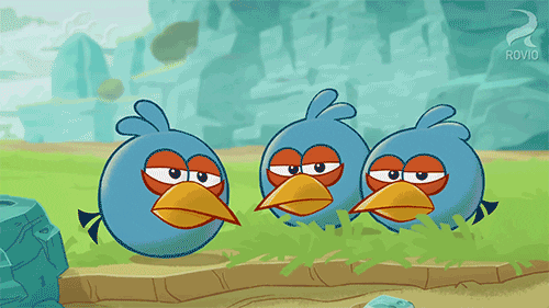 Lame Angry Birds Sighing GIF