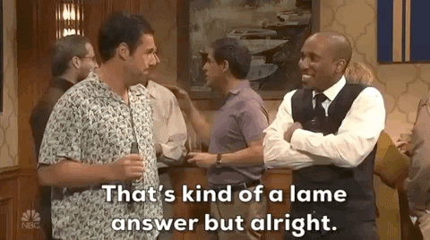 Lame Answer Adam Sandler Reunion GIF