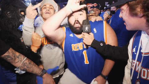 Lame Mocking New York Knicks Fans GIF