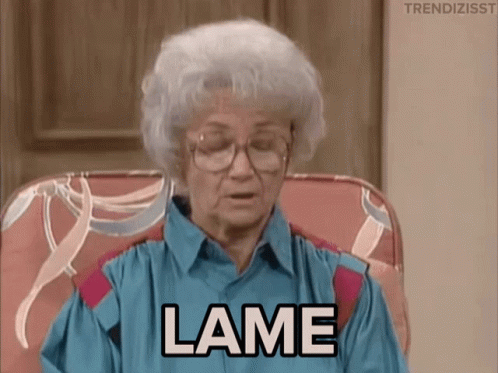 Lame Sophia Petrillo Golden Girls GIF