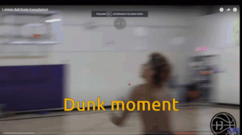 Lamelo Ball Dunk Moment GIF