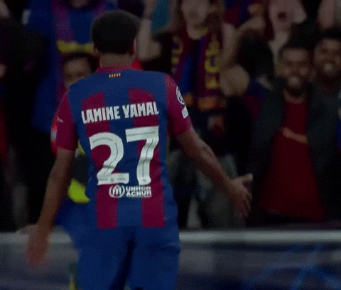 Lamine Yamal Hype The Crowd GIF