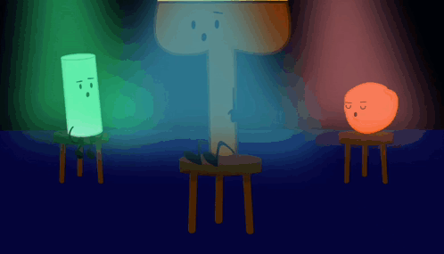 Lamp, Marshmallow, and Red Ball