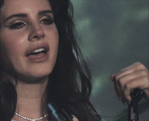 Lana Del Rey Being Emotional GIF