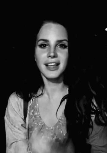Lana Del Rey Flying Kiss GIF