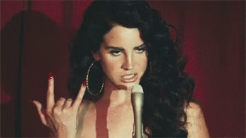 Lana Del Rey I Love You Sign GIF