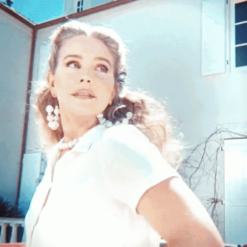 Lana Del Rey In A Mask GIF