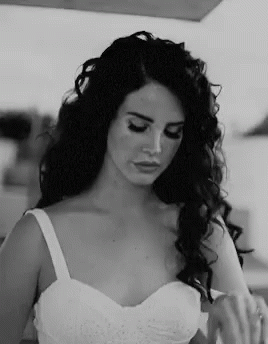 Lana Del Rey In Curls GIF