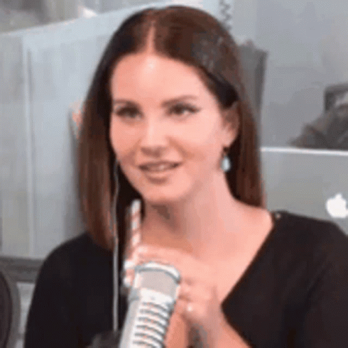 Lana Del Rey Sipping On A Straw GIF