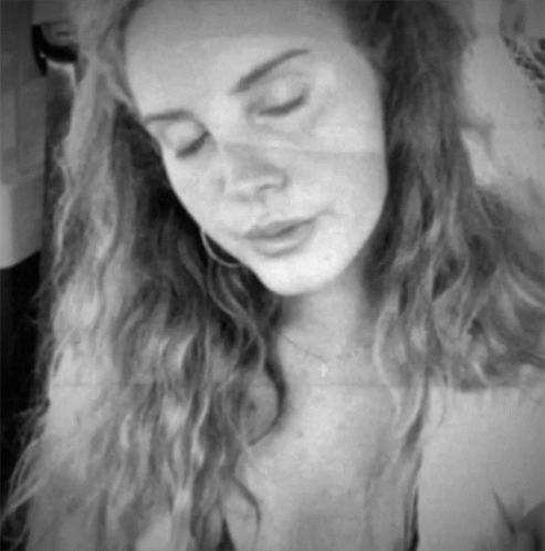 Lana Del Rey With A Gum GIF