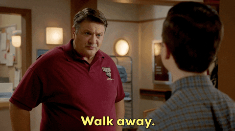 Lance Barber You Need To Leave Walk Away GIF