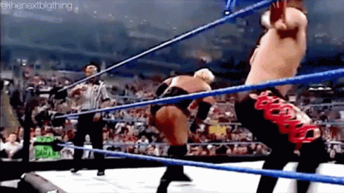 Lance Storm Superkick Rikishi GIF