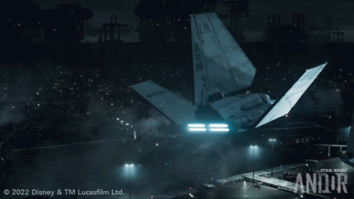 Landing Andor Arriving On Spaceship GIF