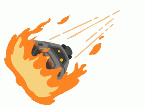 Landing Pod From Space Landed GIF