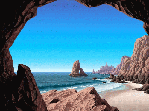 Landscape Beach Paradise View GIF