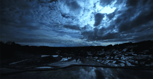Landscape Clouds Timelapse GIF