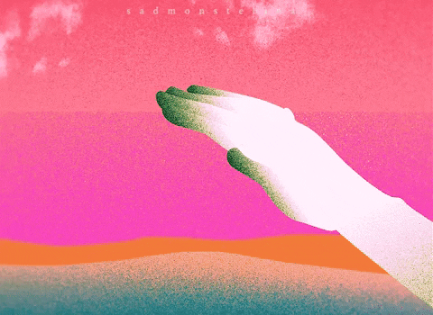 Landscape Hand Illustration Animation GIF