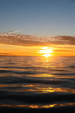 Landscape Ocean Sunset GIF