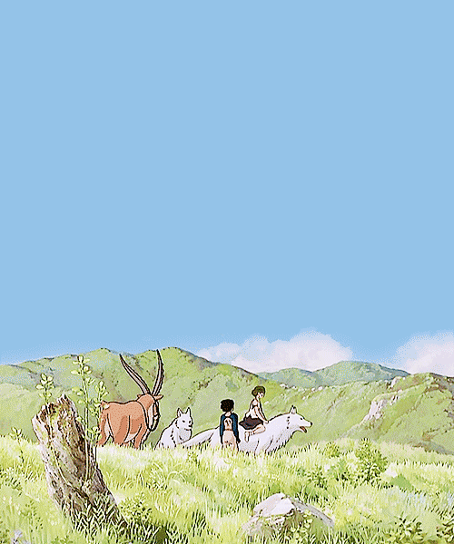 Landscape Princess Mononoke Anime GIF