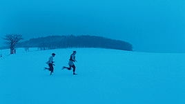 Landscape Snow Running GIF