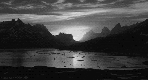 Landscape Sunset Noir GIF