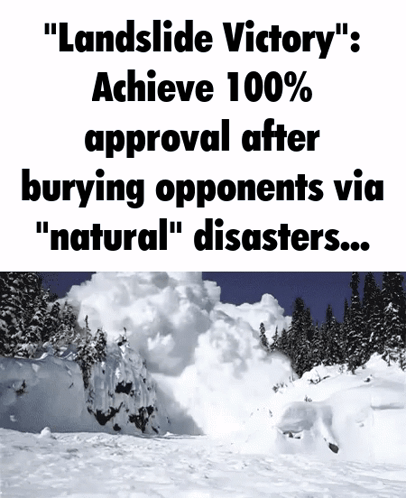 Landslide Victory Achieve 100 Percent Approval