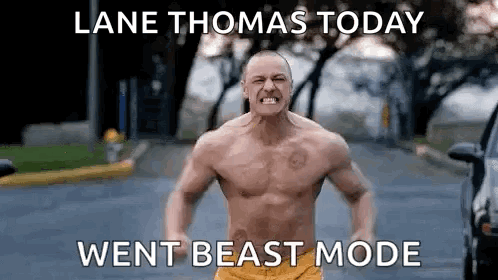 Lane Thomas Went Beast Mode