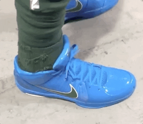 Lanky Man Toe To Head Video GIF