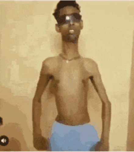 Lanky Man With Sunglasses Dancing GIF