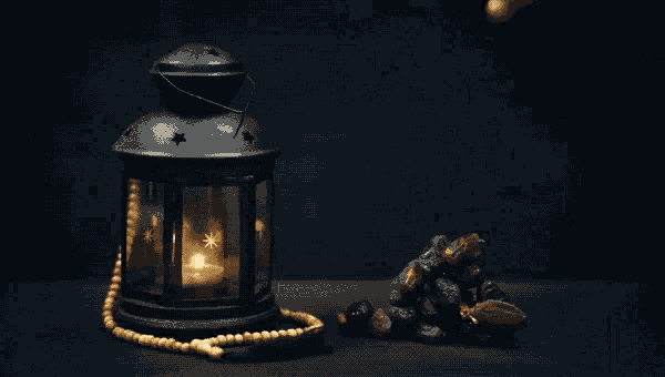 Lantern And Yummy Dates Jumma Mubarak GIF