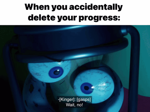 Lantern Saying When You Delete Progress