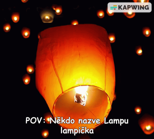 Lantern With Caption Pov Nekdo Nazve Lampu Lampicka GIF