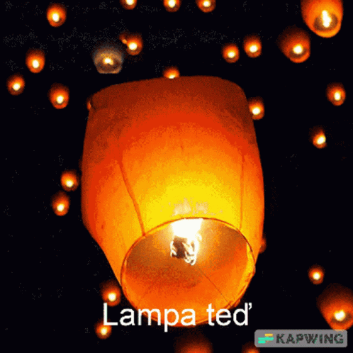 Lantern With Word Lampa Ted GIF