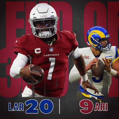 Lar 20 And 9 Ari Are Playing For The Cardinals And The Rams Respectively GIF