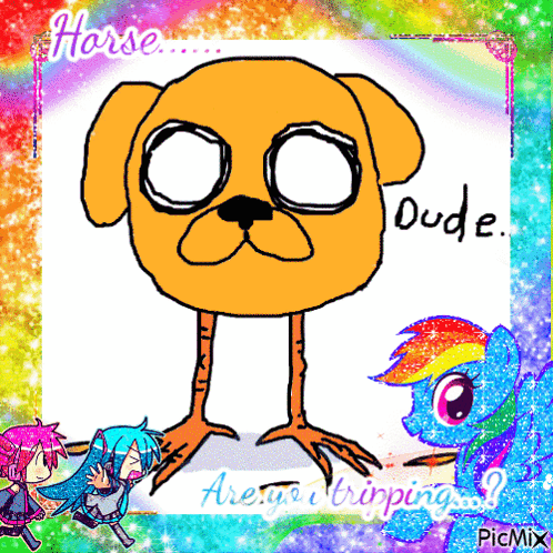Large-Bellied Cartoon Character Standing Before Group