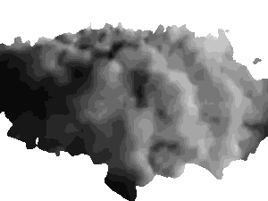 Large Black and White Cloud