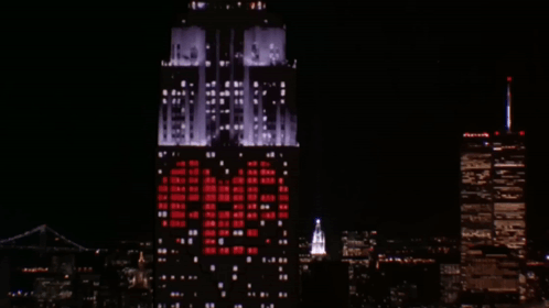 Large Building With Heart Display