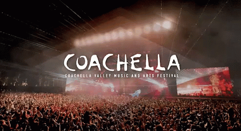 Large Crowd At Coachella GIF