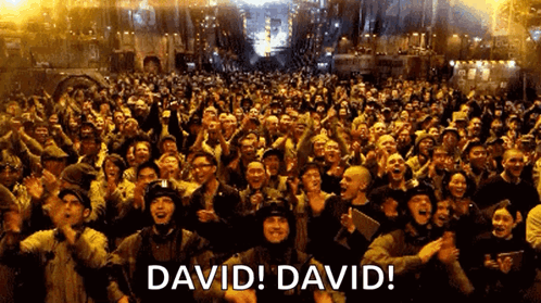 Large Crowd With David David