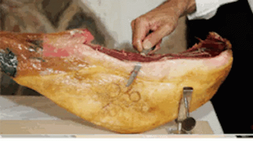 Large Meat Sliced With Number 36 GIF